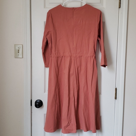 3/4 Sleeve Midi Dress Junees - Picture 3 of 6
